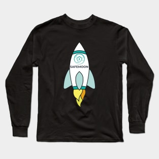 Safemoon To The Moon Rocket Long Sleeve T-Shirt